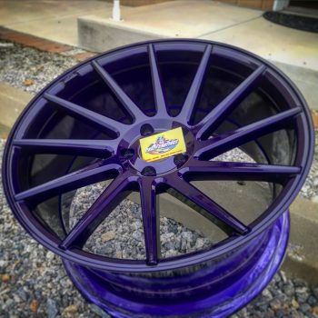 Custom Car Coating on Wheel Rim